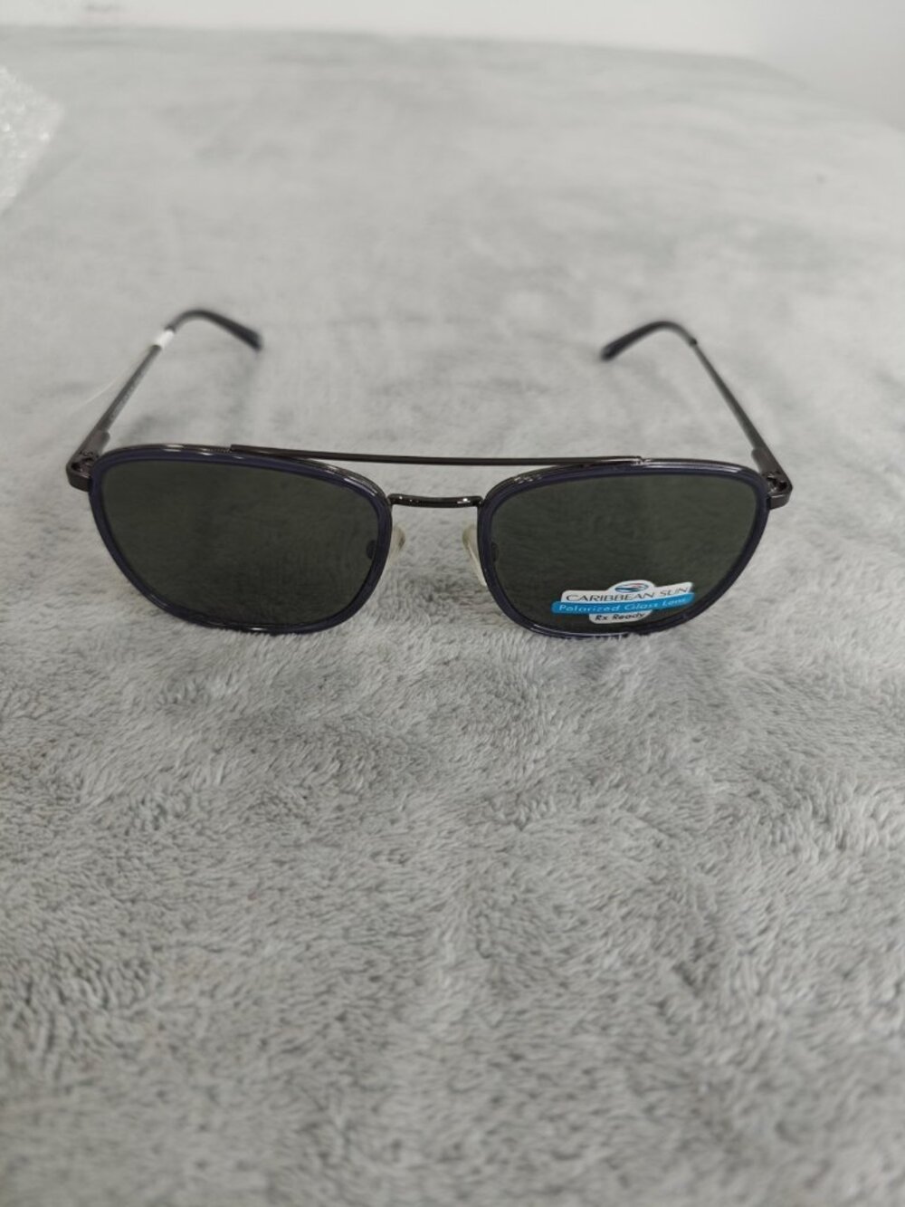 NEW Caribbean Sun Cooco Bay Sunglasses CS066M Gunmetal Polarized 55-20-140